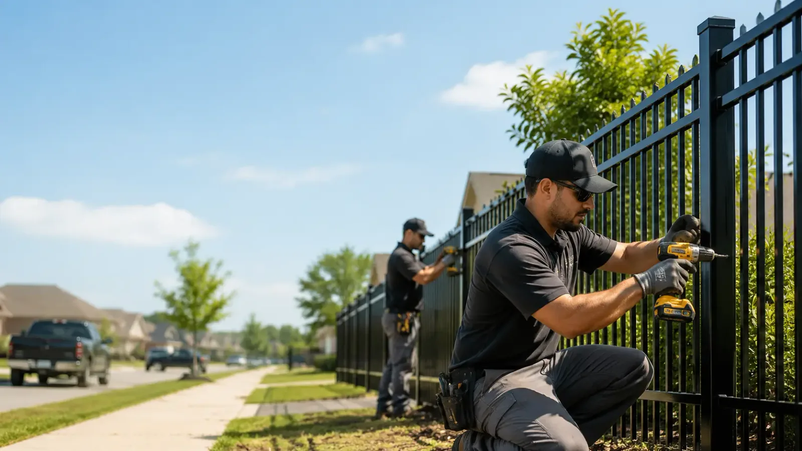 Metal Fence Installation in Worthington, MA